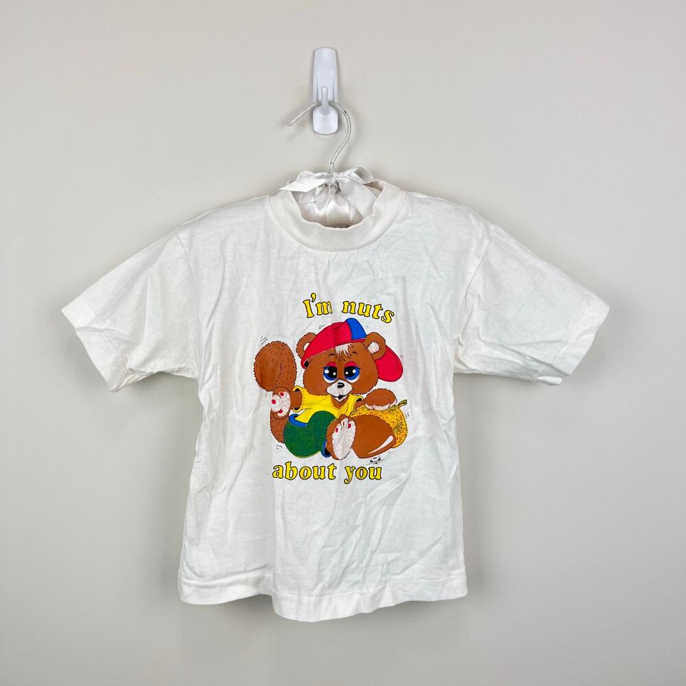 Vintage TAG I'm Nuts About You Squirrel T-Shirt 3T